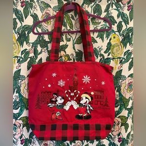 NWOT Disney Parks Christmas tote bag